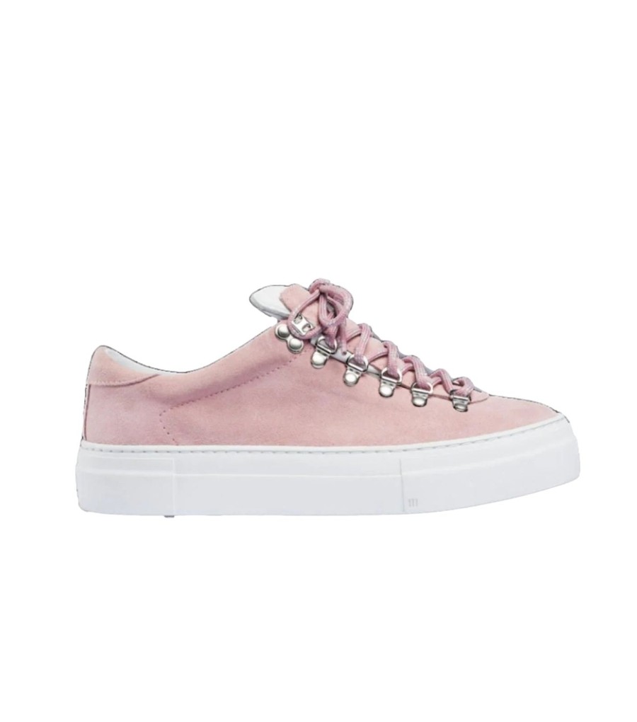 Dame Diemme | Diemme Marostica Low Platform Cotton Candy Suede Sko Lys Rosa