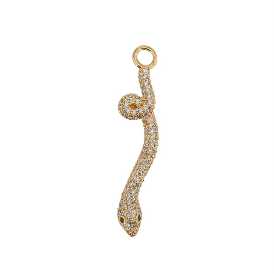 Smykker Emilia by Bon Dep | Emilia By Bon Dep Emilia Pauline Charm Snake Charm Gull