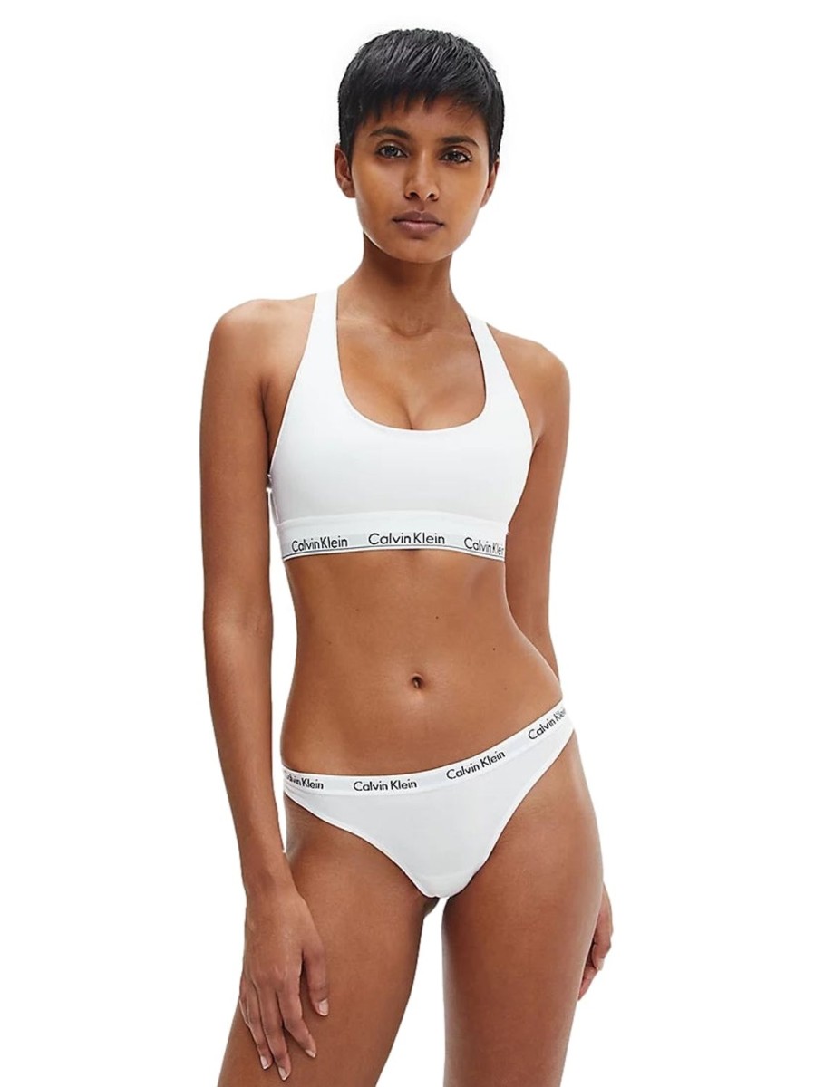 Dame Calvin Klein Underwear | Calvin Klein Underwear Bralette Undertoy Hvit