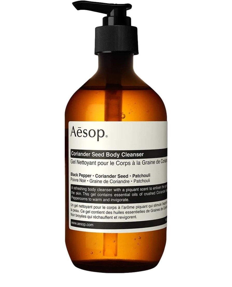 Livsstil Aesop | Aesop Coriander Seed Body Cleanser 500Ml Bodycare Gjennomsiktig