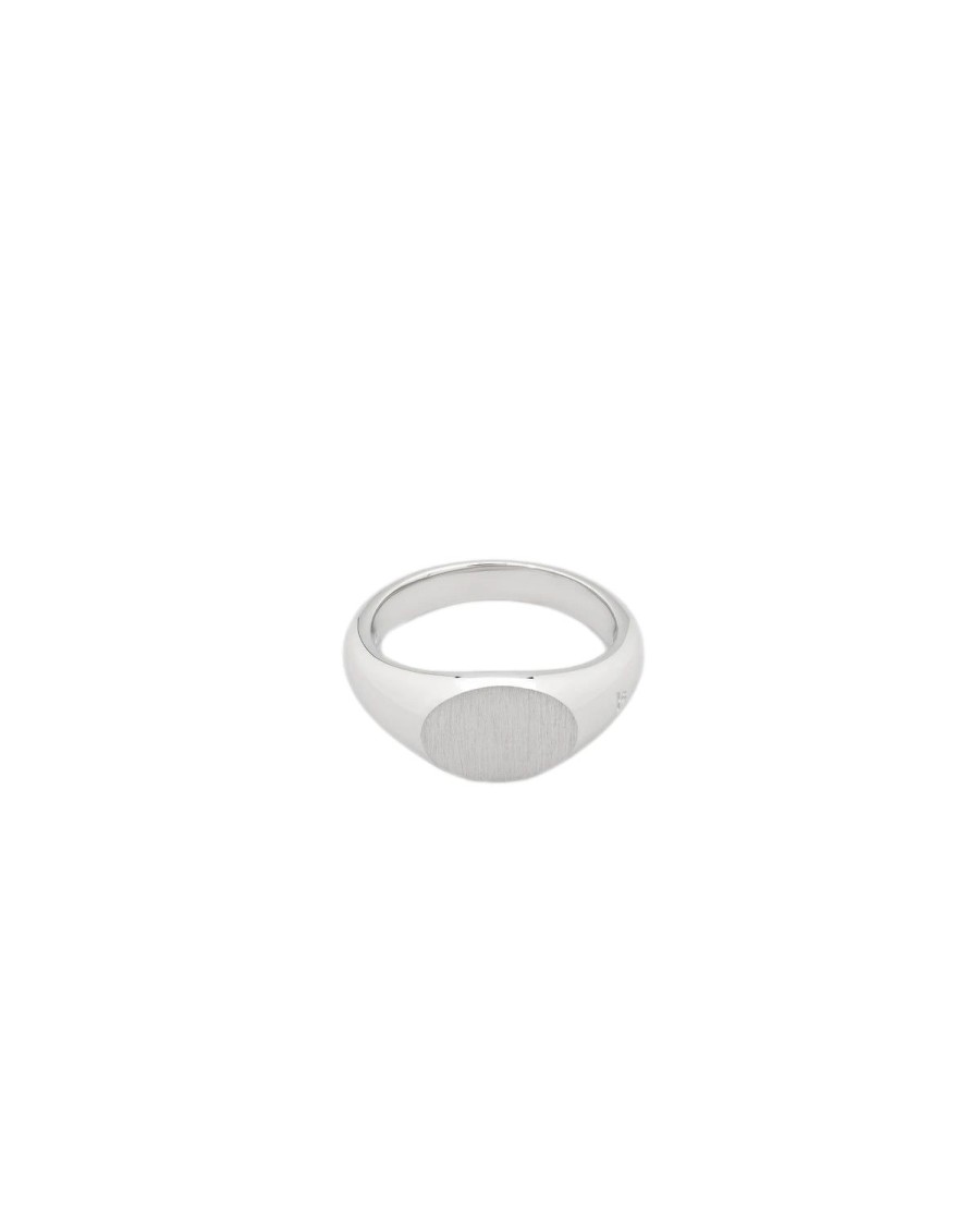 Smykker Tom Wood Jewellery | Tom Wood Jewellery Joe Ring Satin Ring Solv