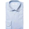 Herre Eton | Eton Light Blue Striped Signature Twill Shirt Skjorte Stripet