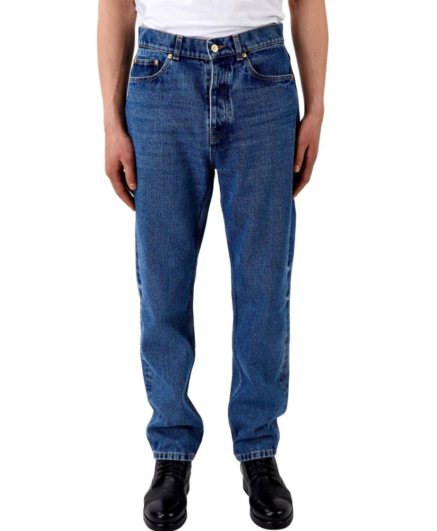 Herre Tom Wood | Tom Wood M Straight Nice Blue Jeans Bla