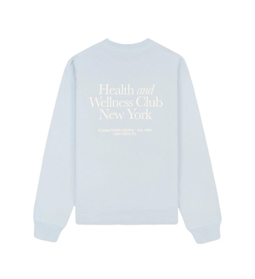 Dame Sporty u0026 Rich | Sporty & Rich Hwcny Crewneck Genser Lysebla