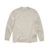 Dame Acne | Acne Logo Longsleeve T-Shirt Genser- Beige