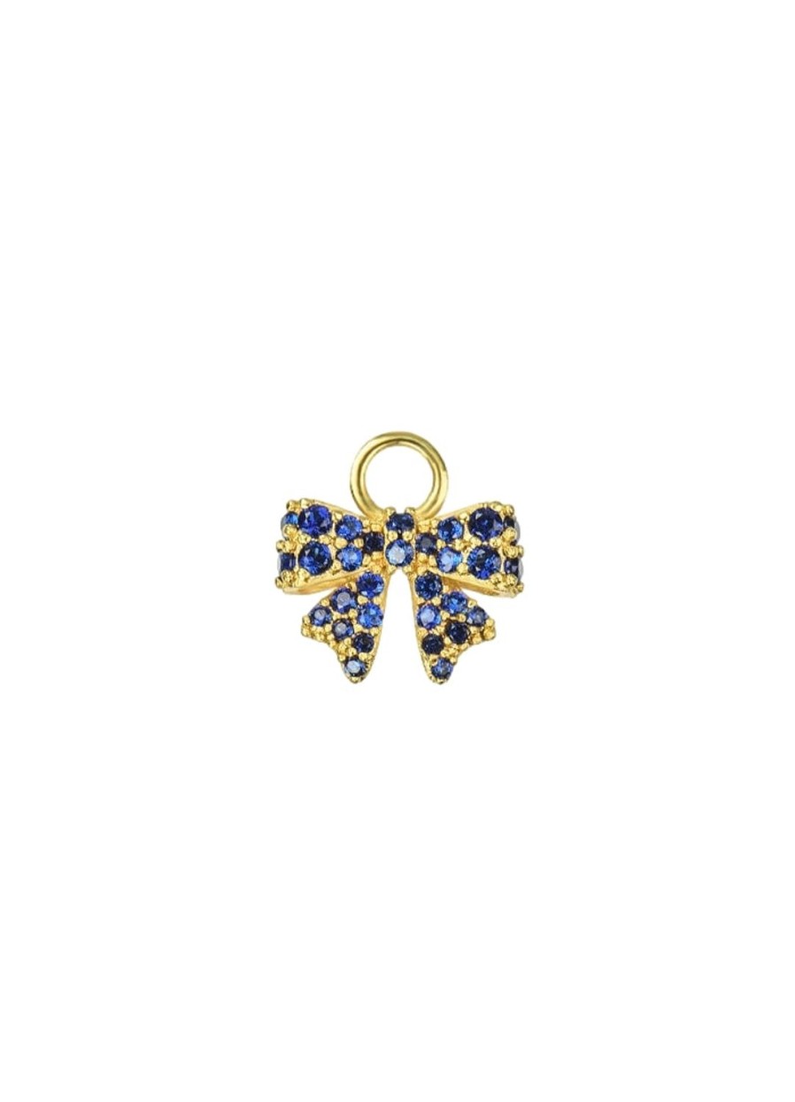 Smykker Emilia by Bon Dep | Emilia By Bon Dep Fabienne Bow Charm Charm Marine