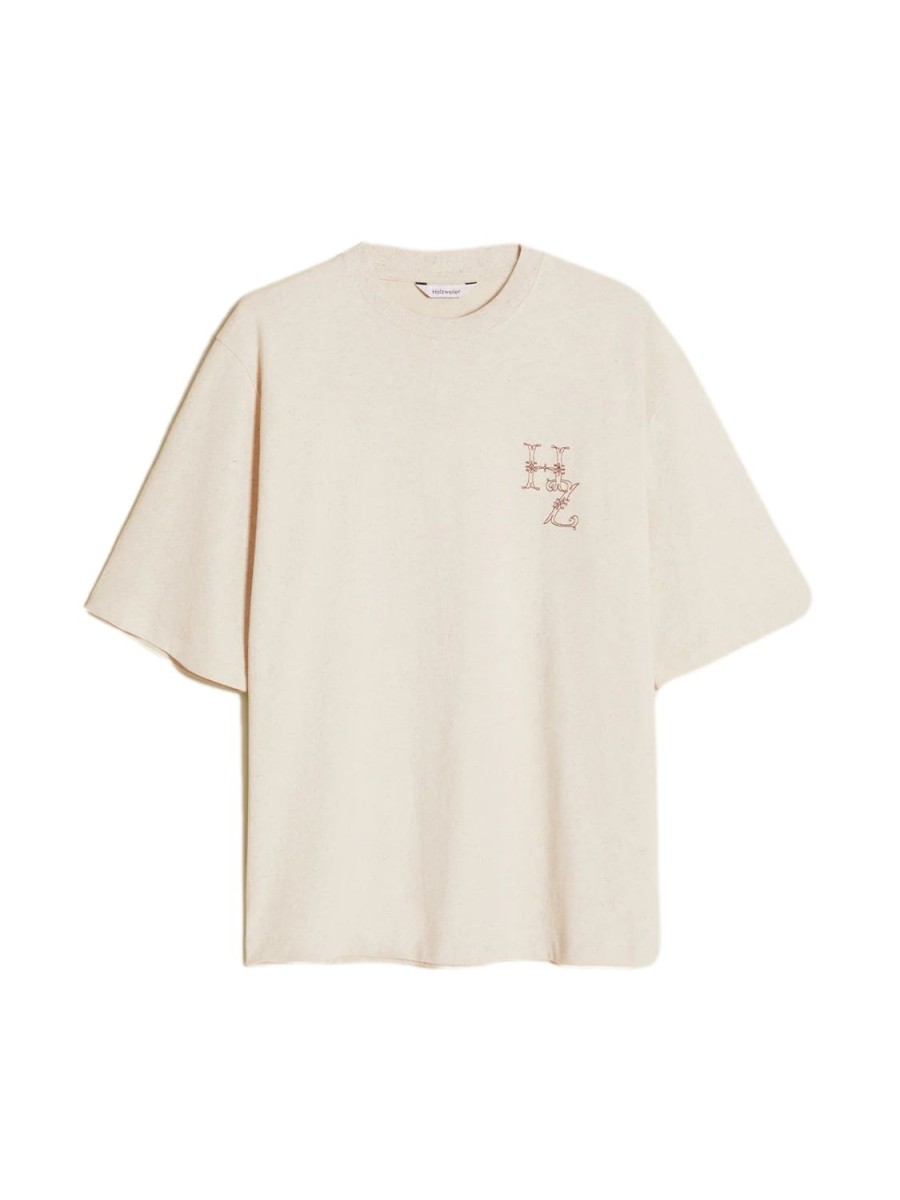 Herre Holzweiler | Holzweiler Ranger Logos Tee T-Shirt Beige