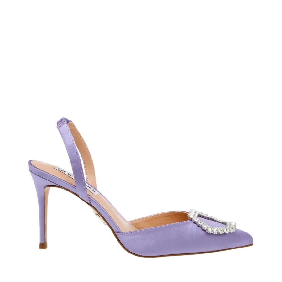 Dame Steve Madden | Steve Madden Lucent Satin Sko Lyselilla