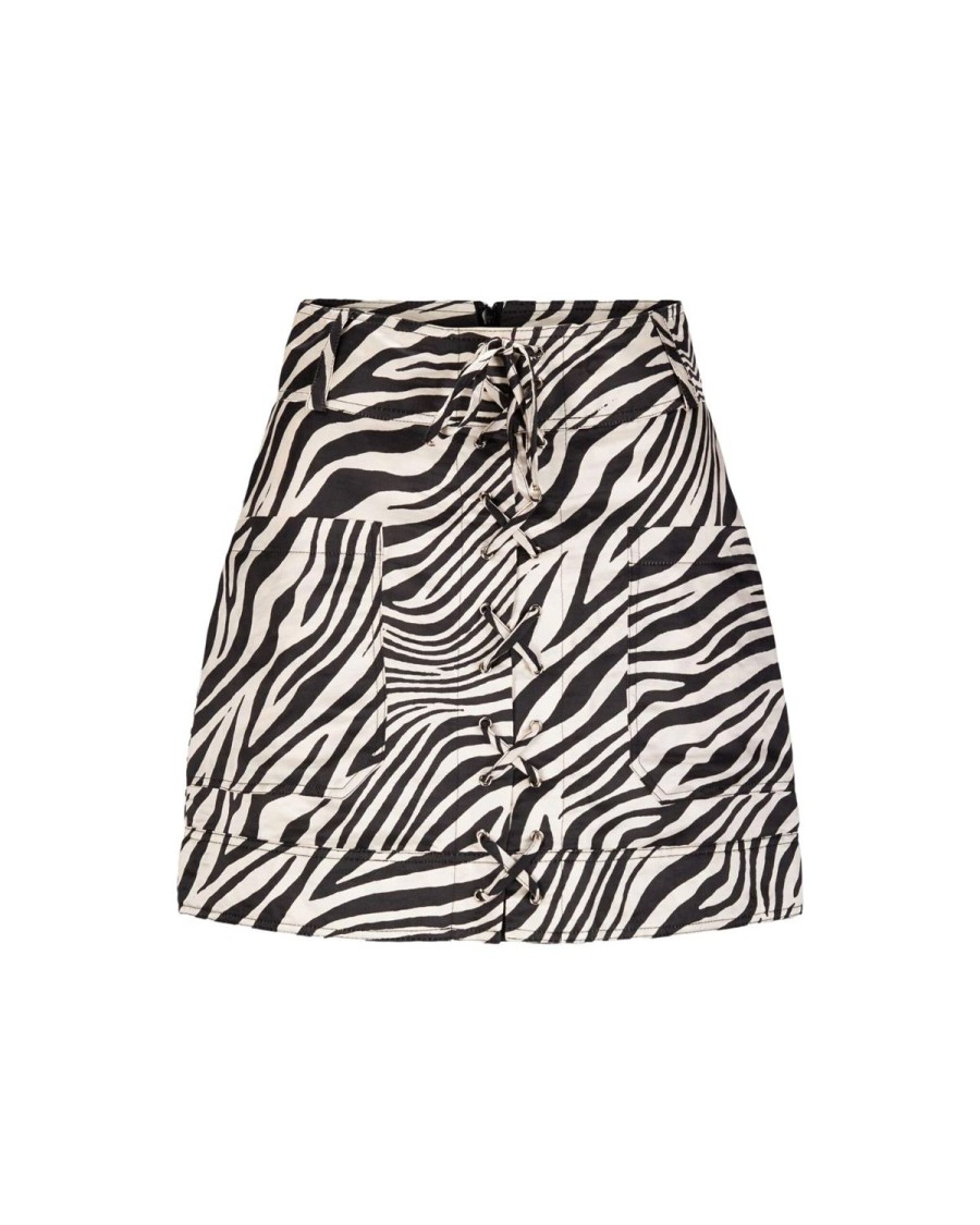 Dame IBEN | Iben Marais Skirt Multi Ht Skjort Monster