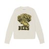 Dame Ganni | Ganni Graphic O-Neck Pullover Bees Genser Egret