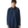 Dame Julie Josephine | Julie Josephine Oversized Boyfriend Shirt Skjorte Denim