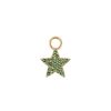 Smykker Emilia by Bon Dep | Emilia By Bon Dep Ella Charm Green Star Charm Gull