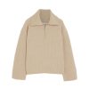 Dame Holzweiler | Holzweiler Cass Rib Sweater Genser Beige