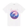 Dame Ganni | Ganni Dolphin Relaxed T-Shirt T-Shirt Hvit Monster