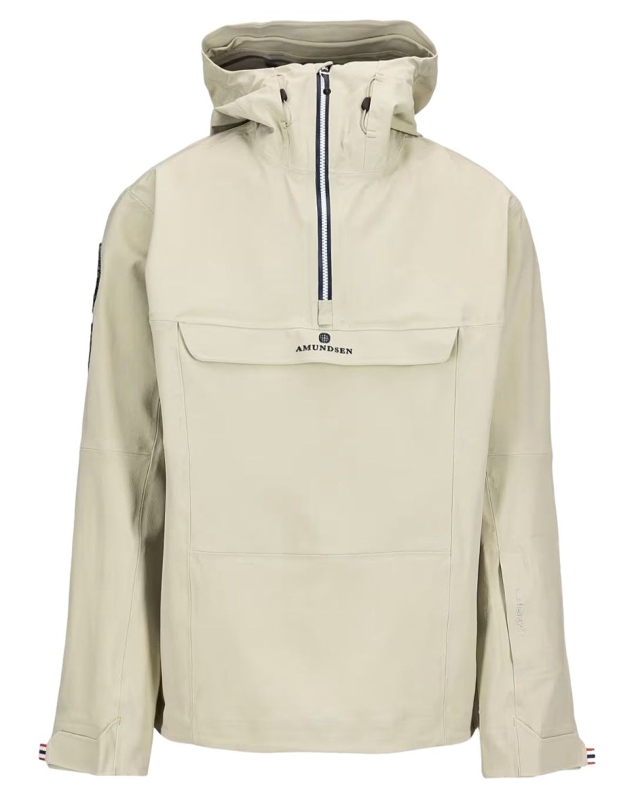 Herre Amundsen | Amundsen Peak Anorak Mens Jakke Beige