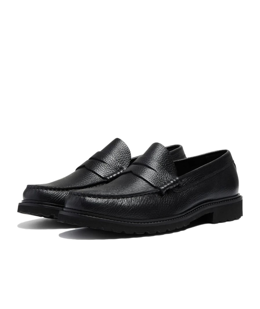 Herre Garment Project | Garment Project Penny Loafer Sko Sort