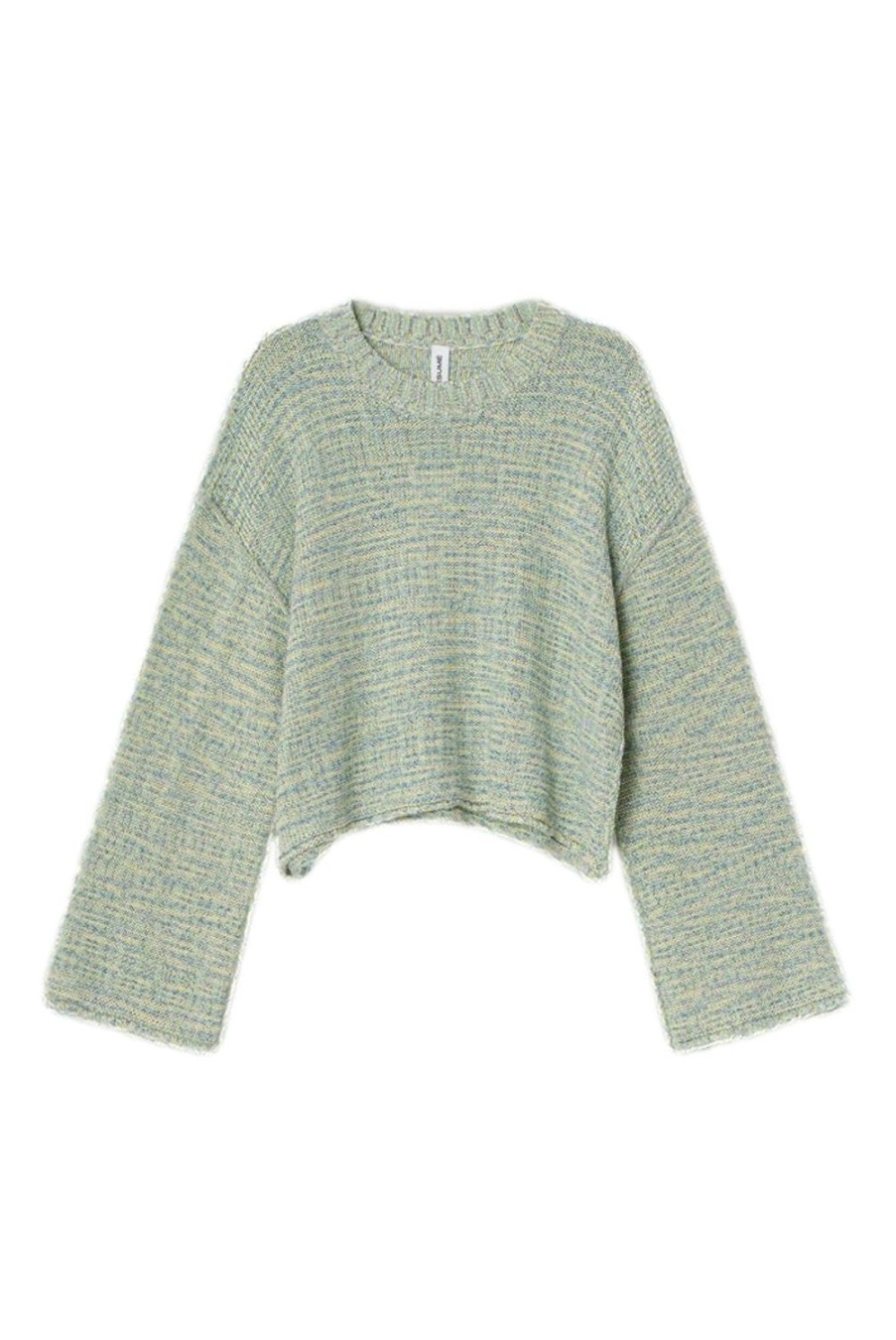 Dame Resume CPH | Resume Cph Stellars Knit Blouse Genser- Pastellgronn