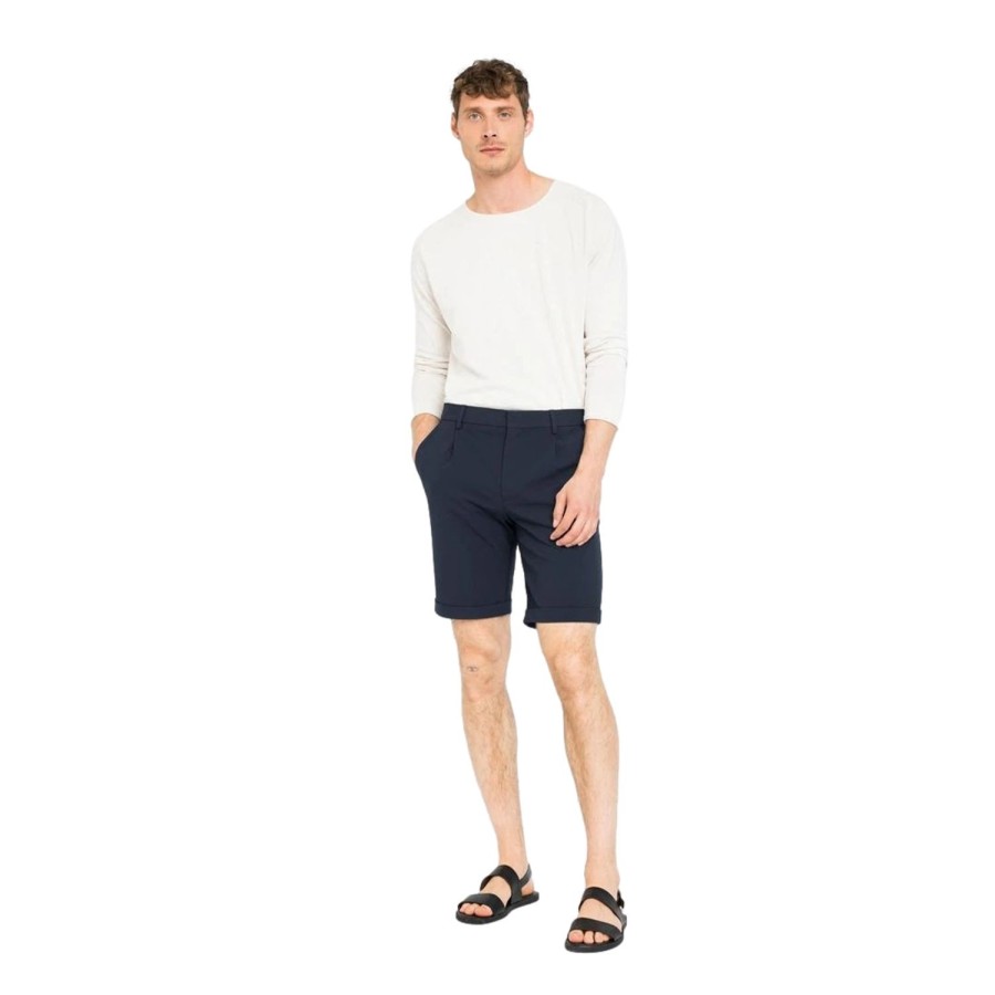 Herre Plain | Plain Arthur Shorts Shorts Marine