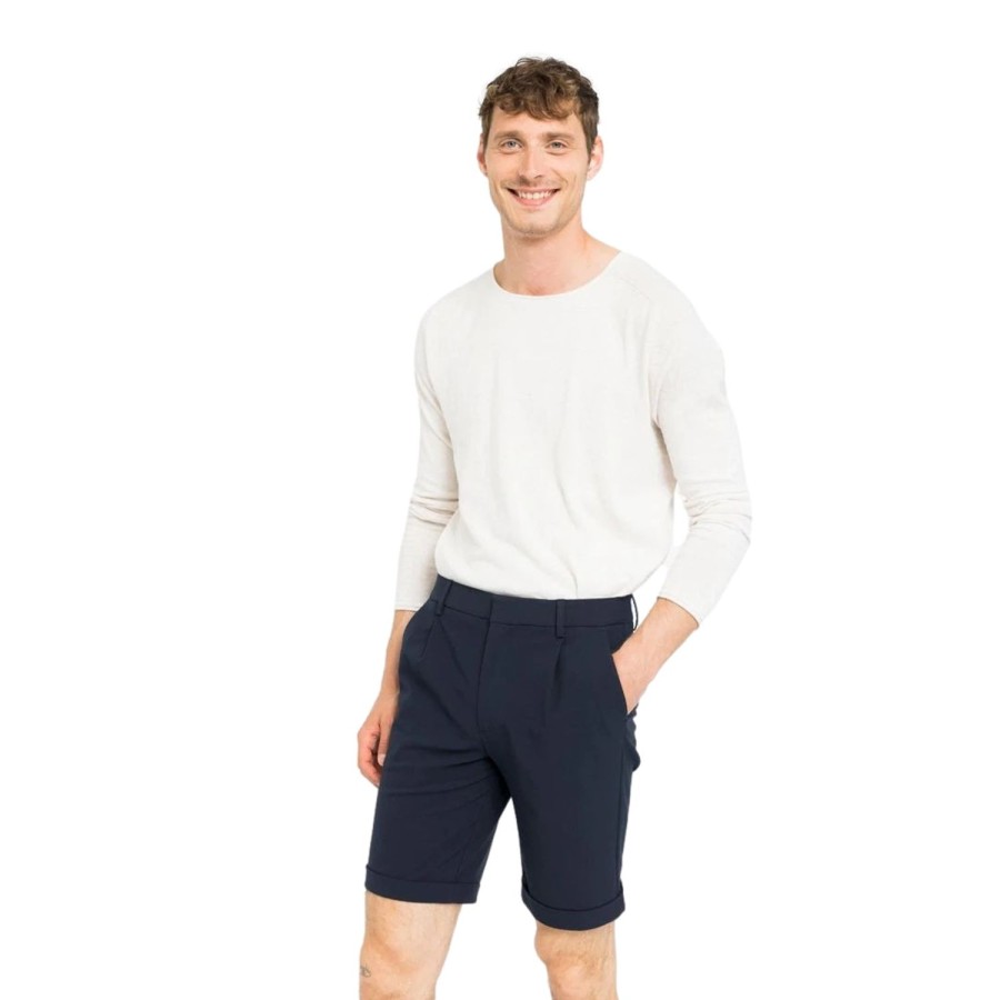 Herre Plain | Plain Arthur Shorts Shorts Marine