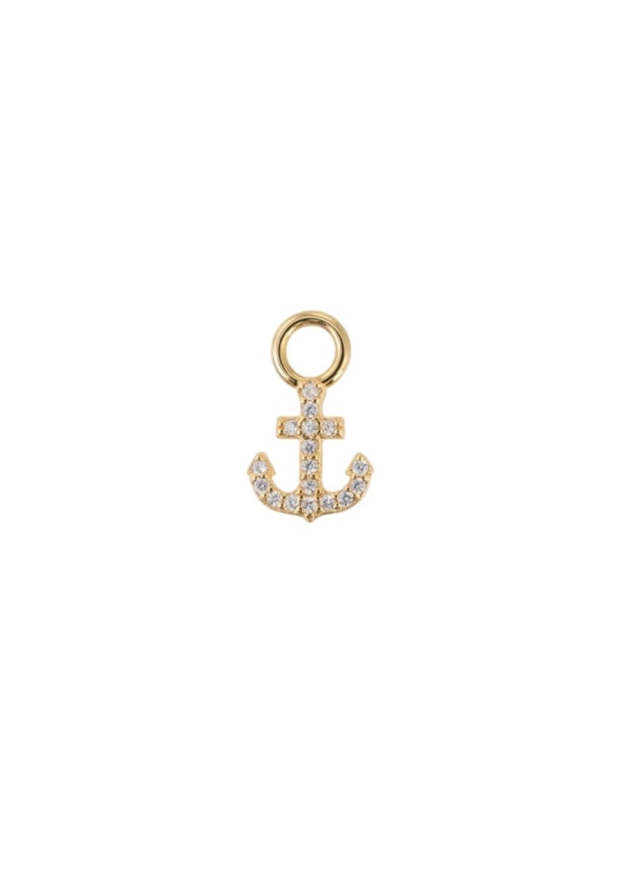 Smykker Emilia by Bon Dep | Emilia By Bon Dep Ine Charm Anchor Charm Gull