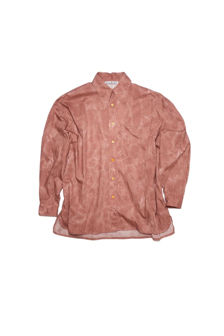 Herre Acne | Acne Long Sleeve Shirt Skjorte Rustrod