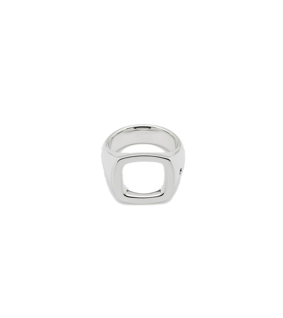 Smykker Tom Wood Jewellery | Tom Wood Jewellery Cushion Open Ring Solv