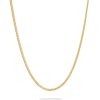 Smykker Tom Wood Jewellery | Tom Wood Jewellery Curb Chain M 24,5 Inch Smykke Gull