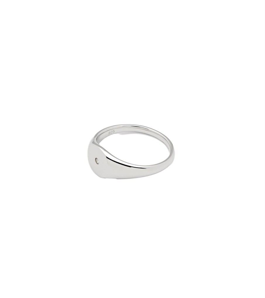 Smykker Tom Wood Jewellery | Tom Wood Jewellery Gerd Ring Ring Solv